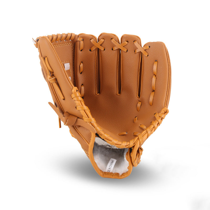 Orange Outdoor Baseball Glove Softball Practice 11.5 Inch Kids Left Hand Kids/ Teens