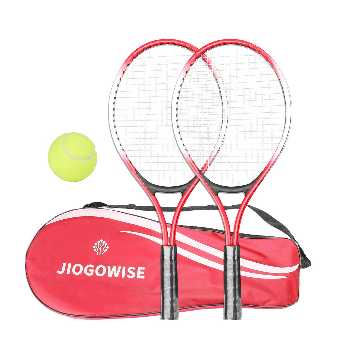 Tennis Racket Set with 2 Rackets and Bag for Training & Sports