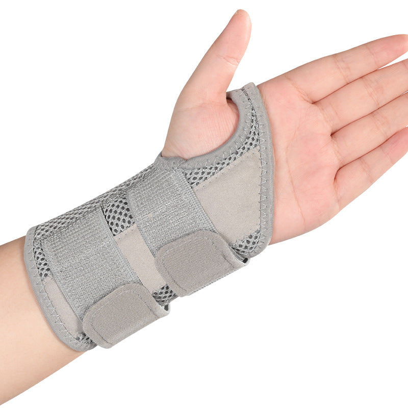 Gray Wrist Brace Splint for Carpal Tunnel, Arthritis, Tendonitis, Sprains & Injuries, Wrist Pain Relief Support