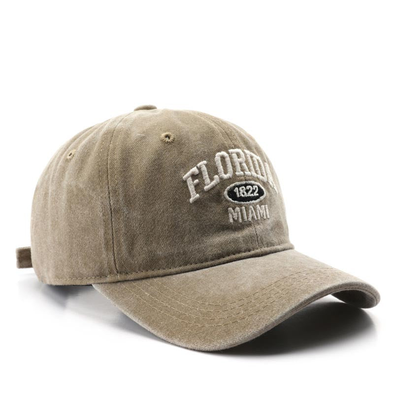 FLORIDA Embroidered Adjustable Cotton Hat