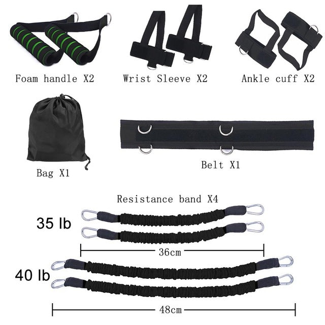 Boxing Trainer Resistance Band – Leg Speed, Agility & Strength Workout Equipment