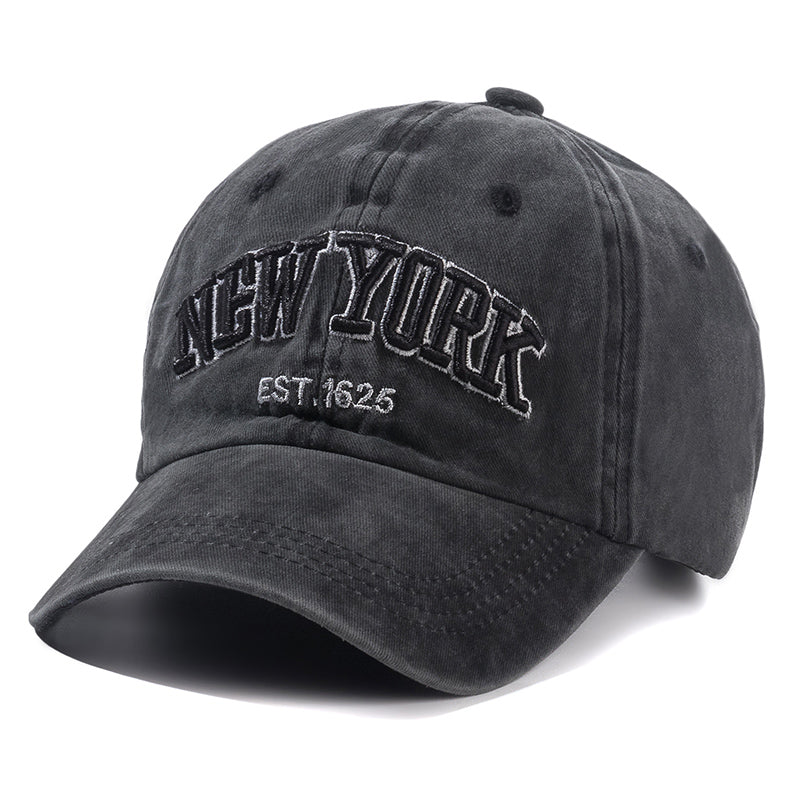 NEW YORK Embroidered Adjustable Cotton Hat