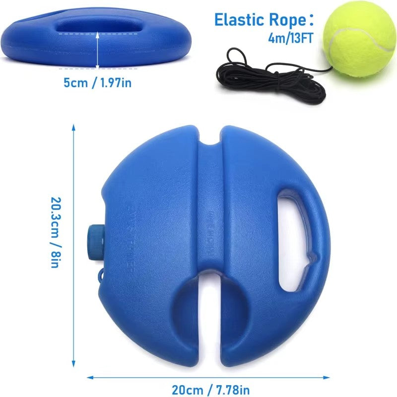 Heavy Duty Tennis Trainer with Elastic Rope and Rebound Base