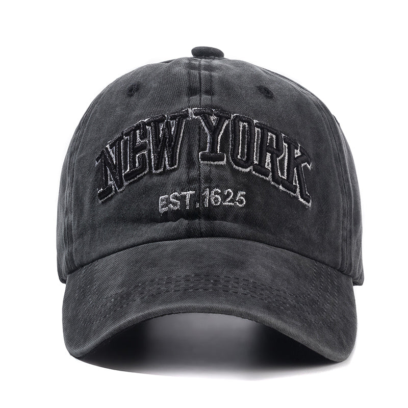 NEW YORK Embroidered Adjustable Cotton Hat