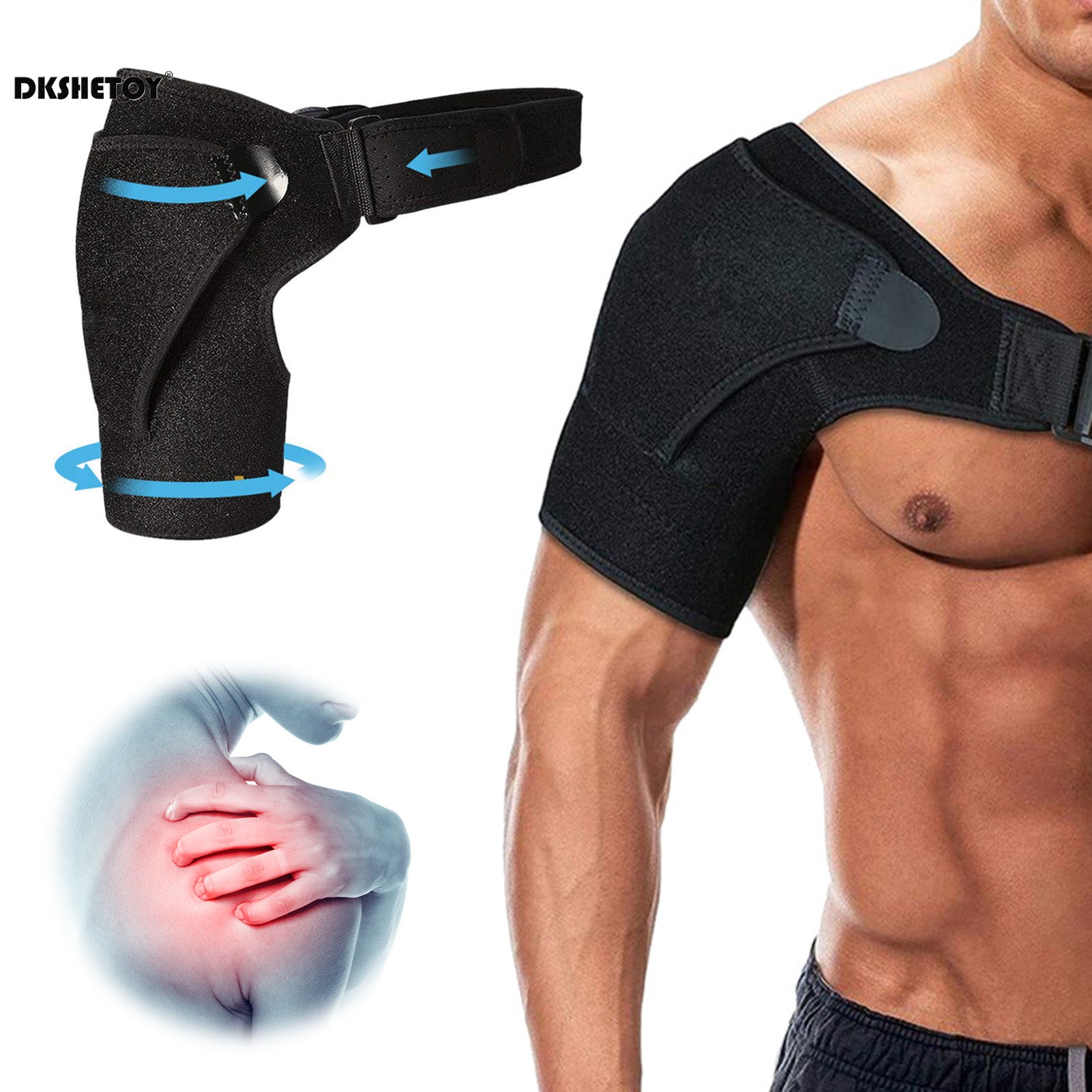 FitFints Adjustable Shoulder Support Brace