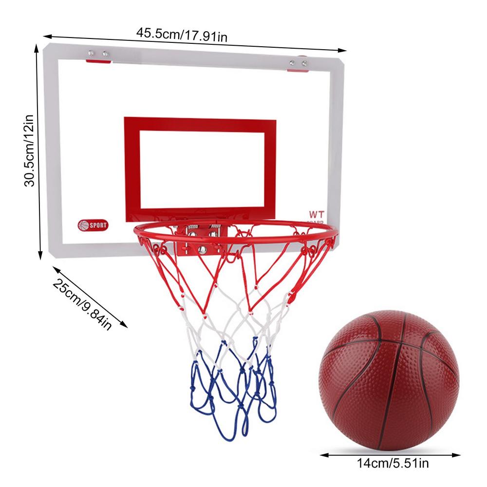 Over-the-Door Mini Basketball Hoop & Ball