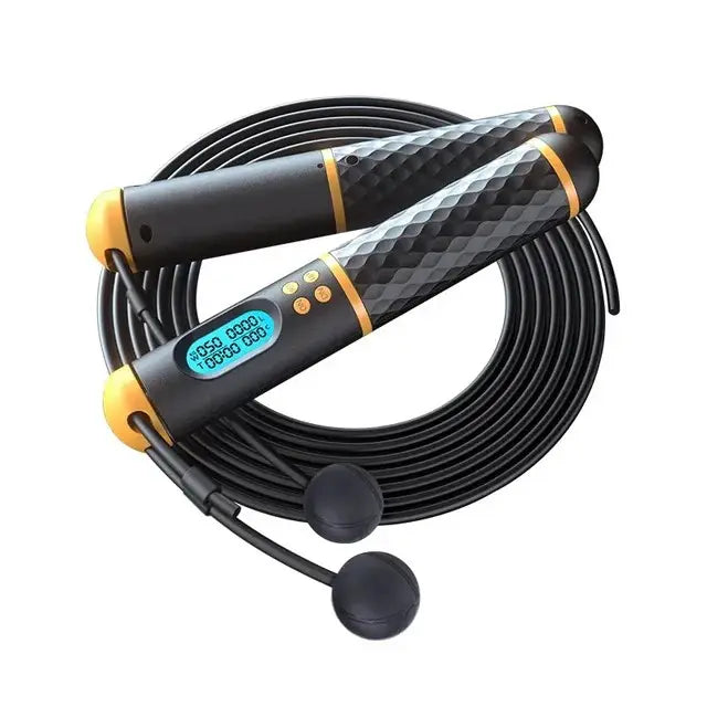 Digital Counter Ball-Bearing Electronic Jump Rope 9.8 ft FitFints