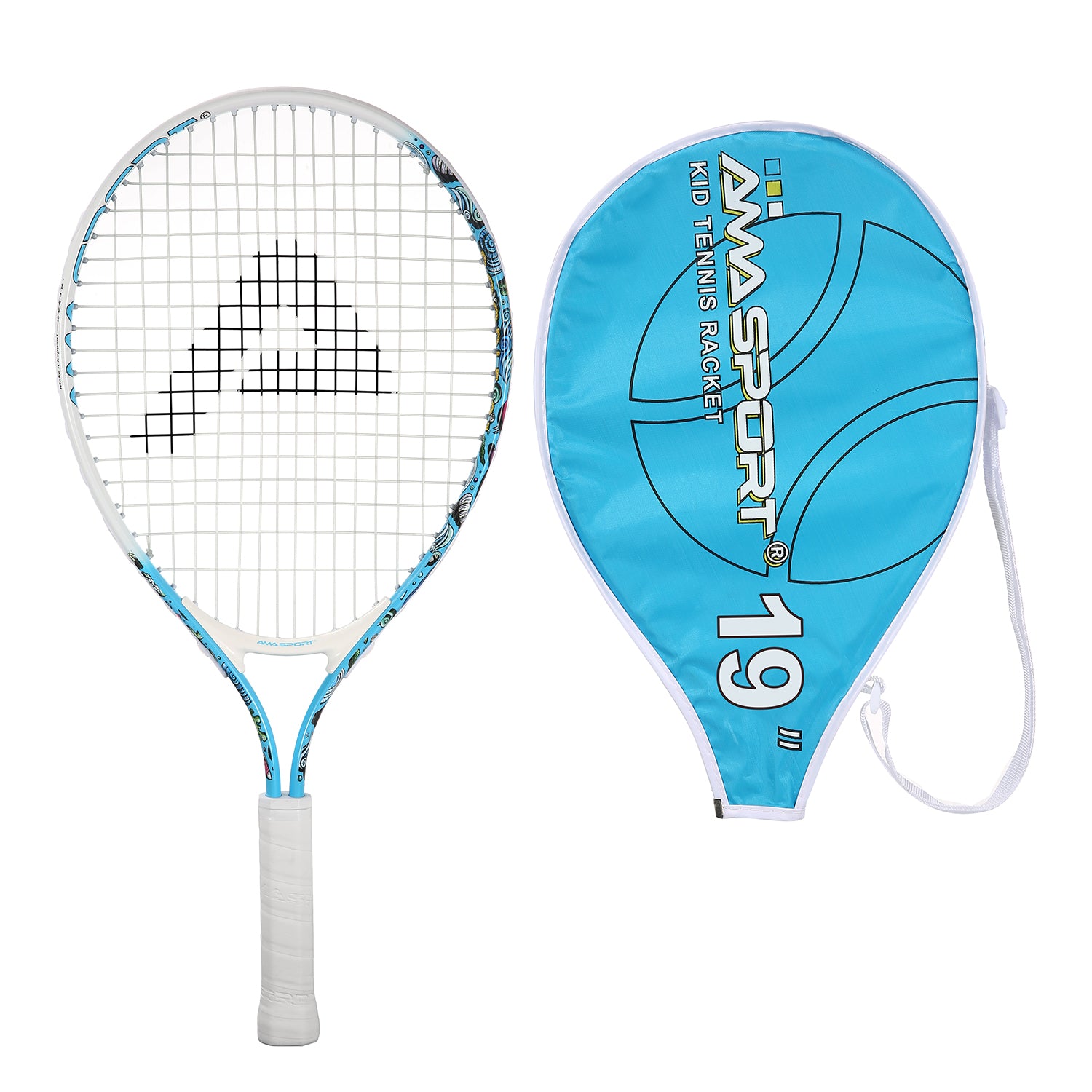 Kids Tennis Racket Set with Ball and Carry Bag for Youth Training