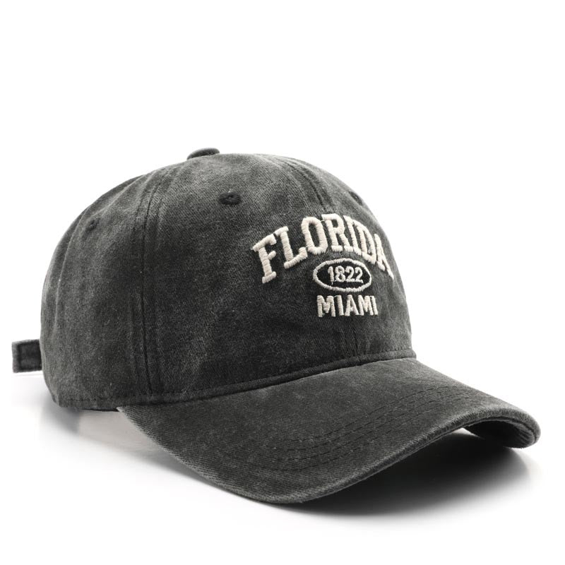 FLORIDA Embroidered Adjustable Cotton Hat